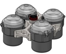 Round Buckets 750 ml, for AFI-RX750